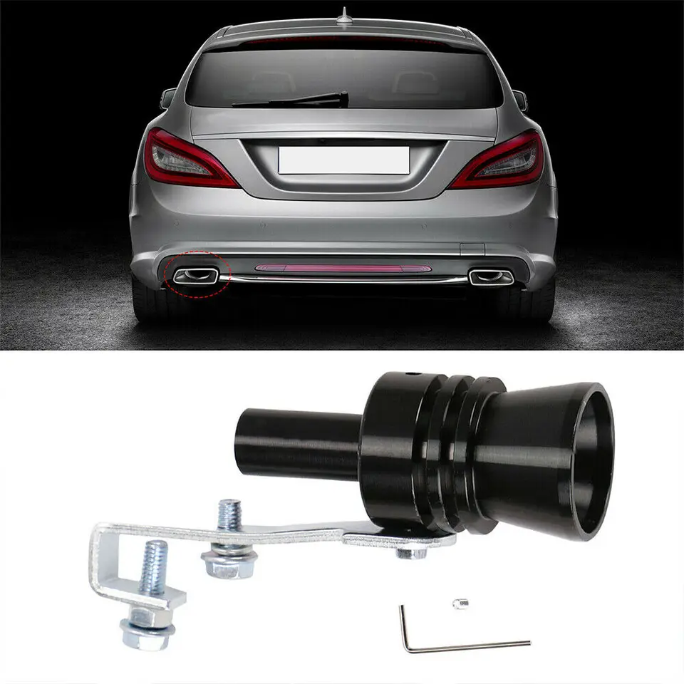 1ks Universal Auto Car Turbo Sound Sound Endrohr Auspuff Turbopfeife Pipe Whistle Blow Simulator XL Automatické náhradné príslušenstvo