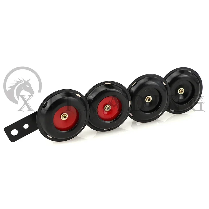 1ks Universal Horn Motorbike Horn 12v 24V 48V 60V Nepremokavé guľaté hlasné reproduktory Roh Roh pre pit bicykli na bicykli moped Scooter ATV