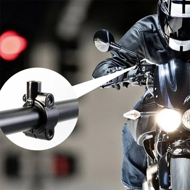 1ks Univerzálne motocyklové rukoväť Rukoväť zrkadlového zrkadla držiak na zadnú ruku na riadidlá zrkadlové zátvorky