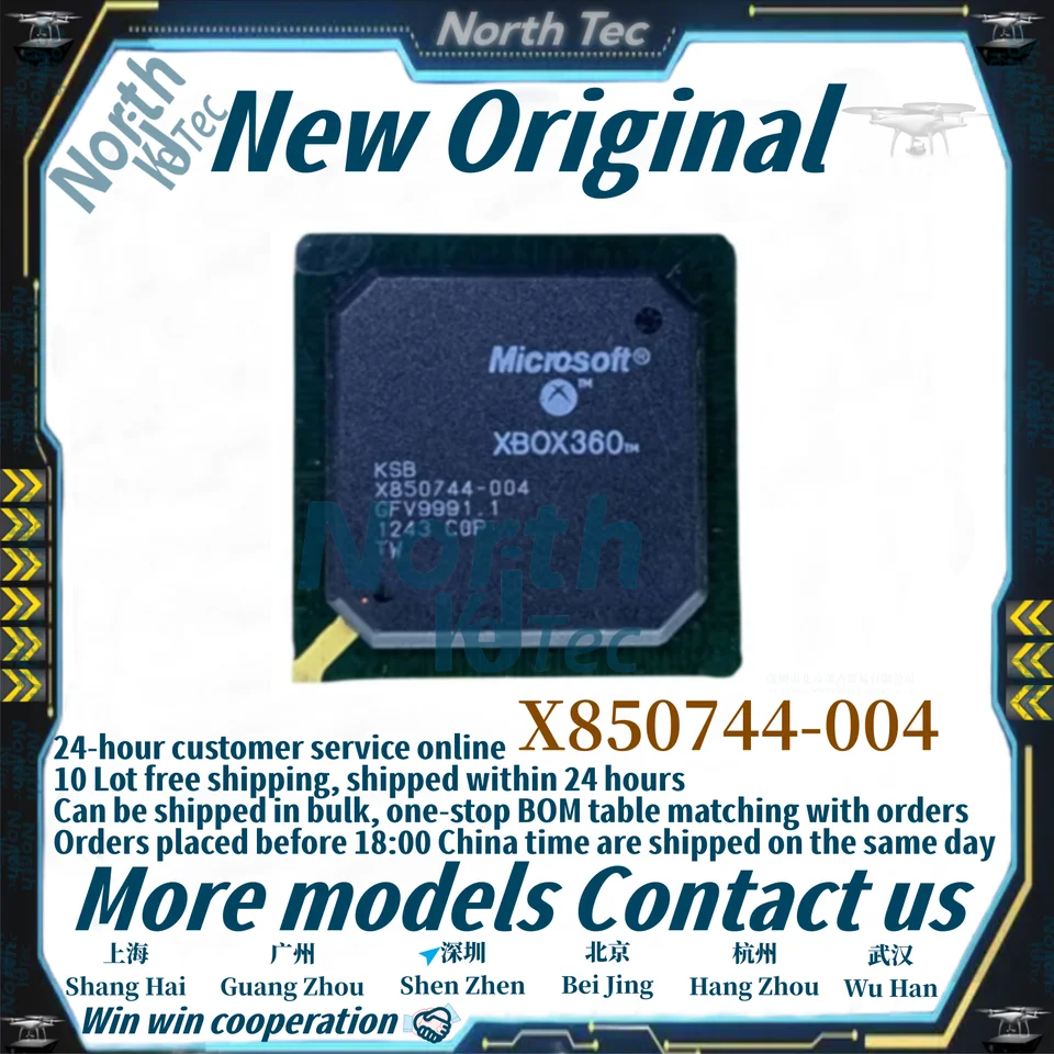 1ks/veľa Nový pôvodný originálny X850744-004 BGA v sklade Xbox360 x850744