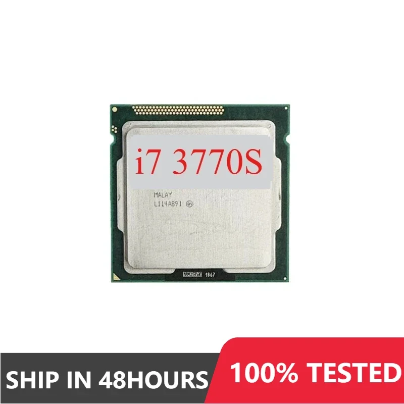 1ks/veľa perfektného testu Core i7-3770S i7 3770S 3,1 GHz Quad-Core LGA 1155 procesor CPU