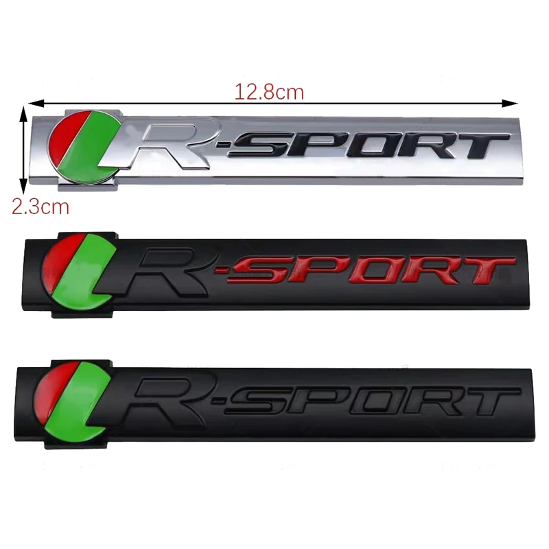 1ks vhodný pre logo Logo Jaguar R logo R-Sport Logo, Sport Tail Logo RSport Leaf Plate Sticker