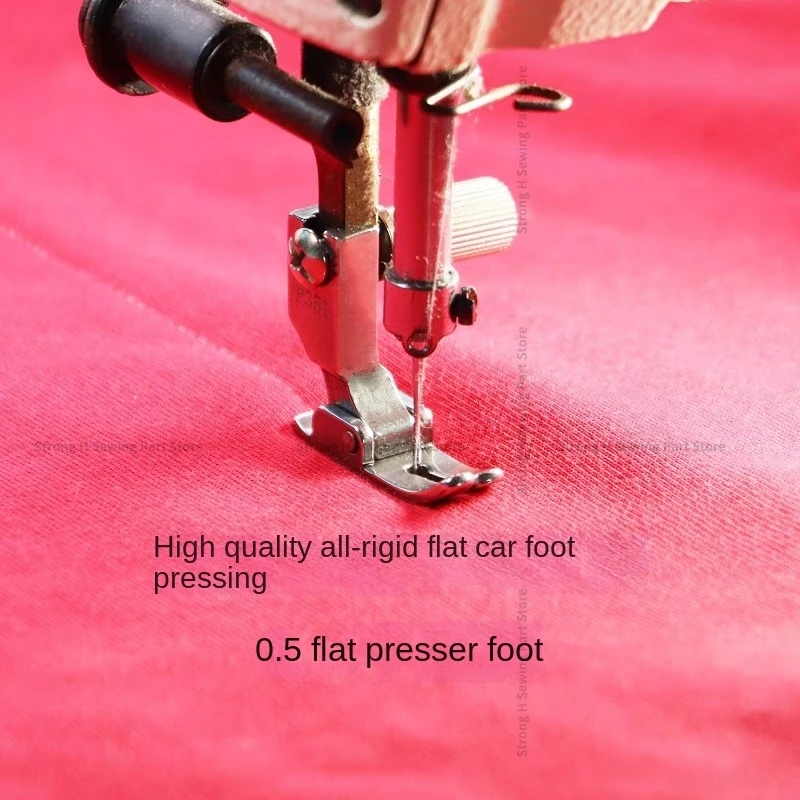 1ks všetky oceľ P351 železné ploché preliečkové nohy stredne hrubé materiály pre Lockstitch a počítačový zámok Industrial Šitie
