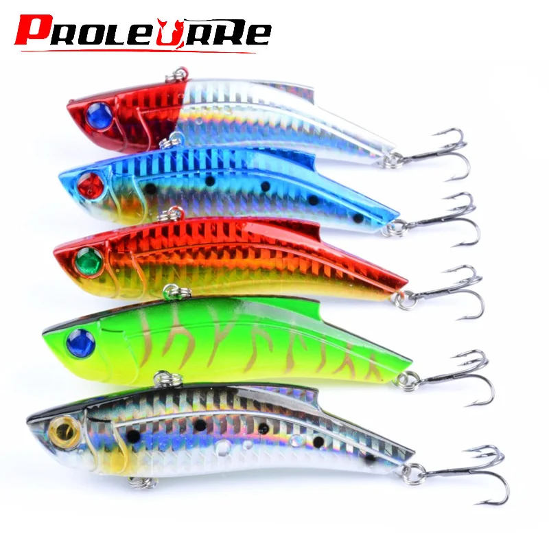 1ks zimná atmosféra VIB Rybárske návnady 8,5 cm 27 g dlhých výstrelových vibrácií Wobblers Crankbait Isca Artificial Hard Bait Bat