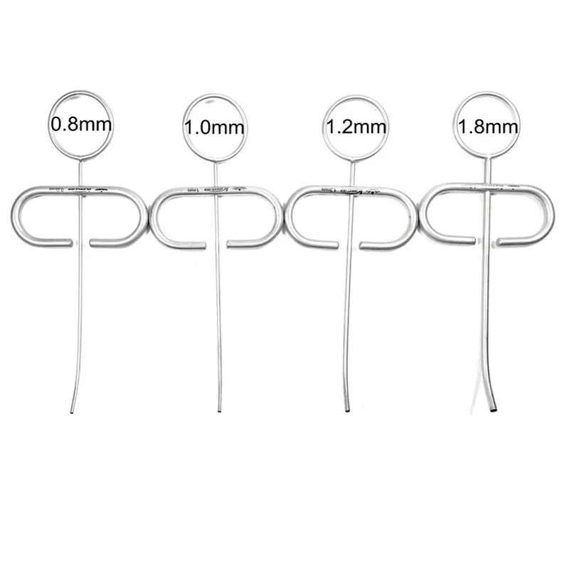 1ks zubné kostné múčne dopravníky Priemer 0,8 mm 1,0 mm 1,2 mm 1,8 mm práškový náradie