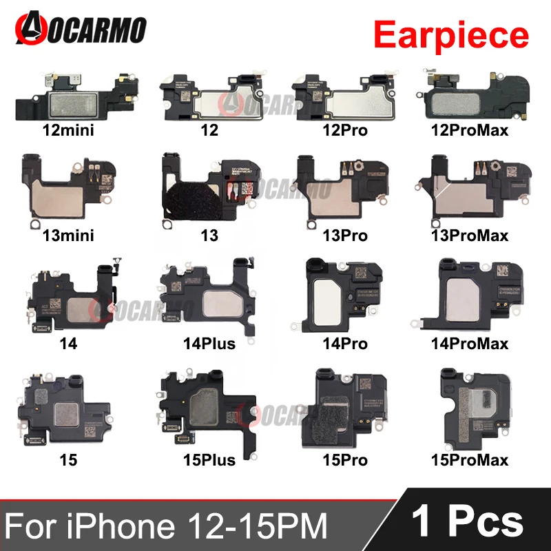 1ks/šarža pre iPhone 12 13 14 15 Plus Pro Max Mini 12Promax 13Promax 14Promax 15Promax Top ICEPiece Ear Reproduktor Výmena dielu