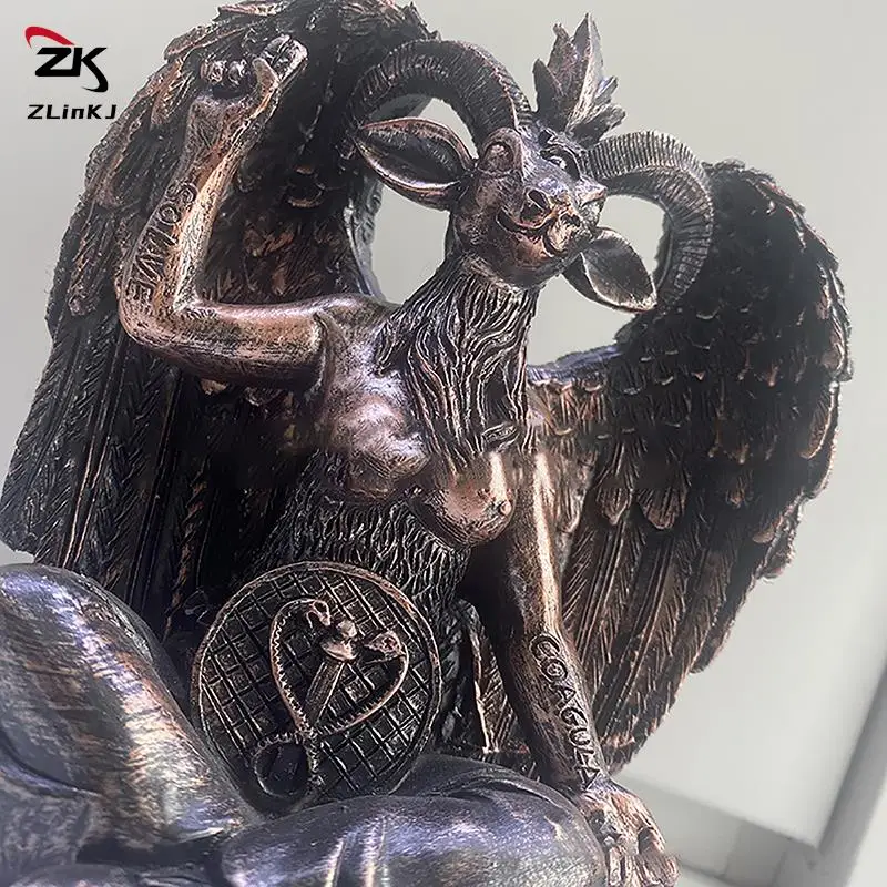 1ks živice Domáca socha satan koza baphomet socha závesné dvere knockle doštičku stena dekora