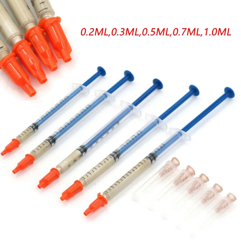 1ksová doska Striebro Vodivé vodivé vodivé pasty Elektrické farby lepidla 0,2 ml, 0,3 ml, 0,5 ml, 0,7 ml, 1,0 ml