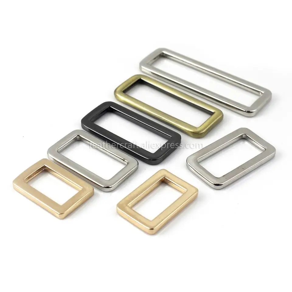 1ksové kovové regenerné sponky sponky pre popruh z koženého remeselného remeselného remienka Buckle odev DIY Príslušenstvo 20/21/11/38/50 mm