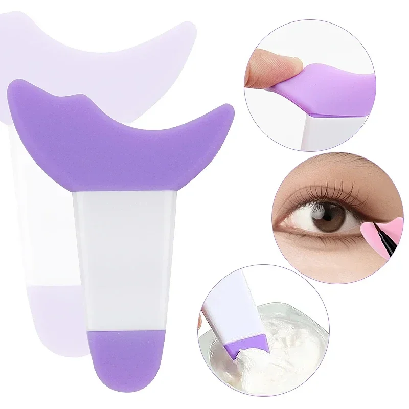 1ksové očné make -up pomoc profesionálne očné linky šablóna Mascara Baffle Eyeline nástroj