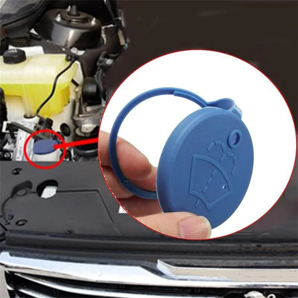 1ksové príslušenstvo automobilu auto čelné sklo stierač podložky Kvapalina Kvapalina veko Tank Bottle Fot Fot Cap pre Ford Peugeot 208308 408 508