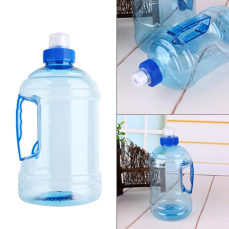 1L BPA zadarmo nápoj voda fľaša na fľašu kanvicu kanvica Sport Sport Picnic Dug s rukoväťou a tlačenou čiapkou