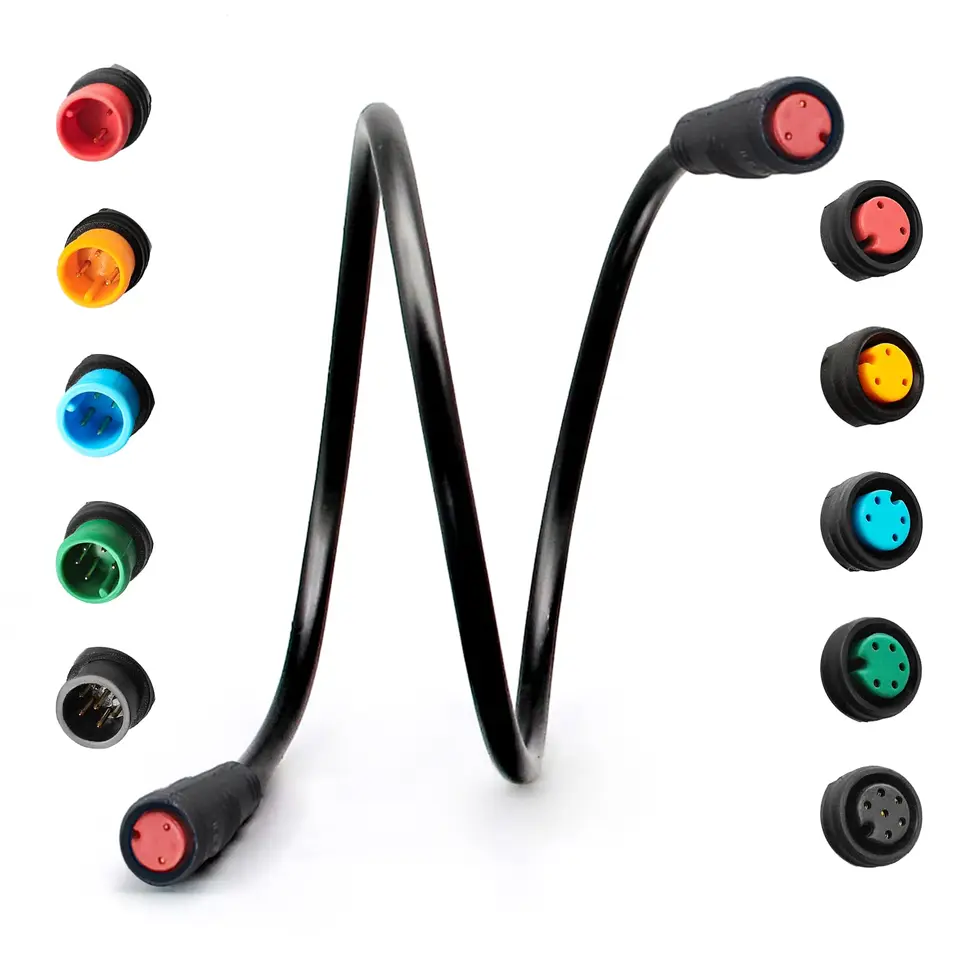 1m 2 3 4 5 6 8 PIN 1M 1M SENZOR E-BIKE SEDZOR Muž do ženy M/F Predlžovací kábel Kábel Elektrický bicykel Vodotesný drôt Ebike