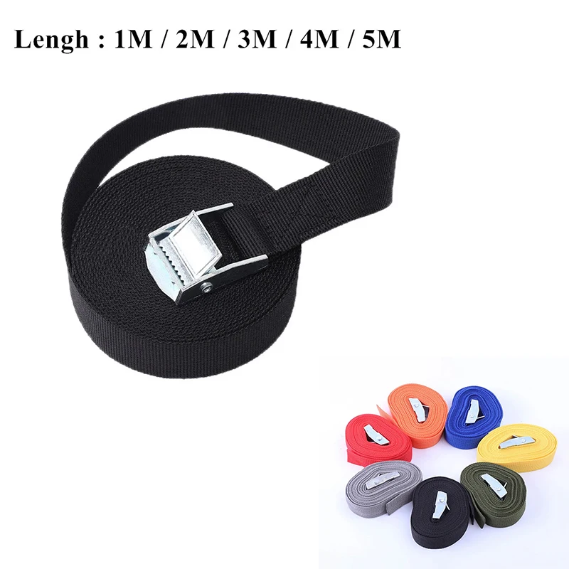 1m/2m/3m/4m/5m vlečné lano Silný račňa Ratch Black Buckle Twit-Down Belt Resi