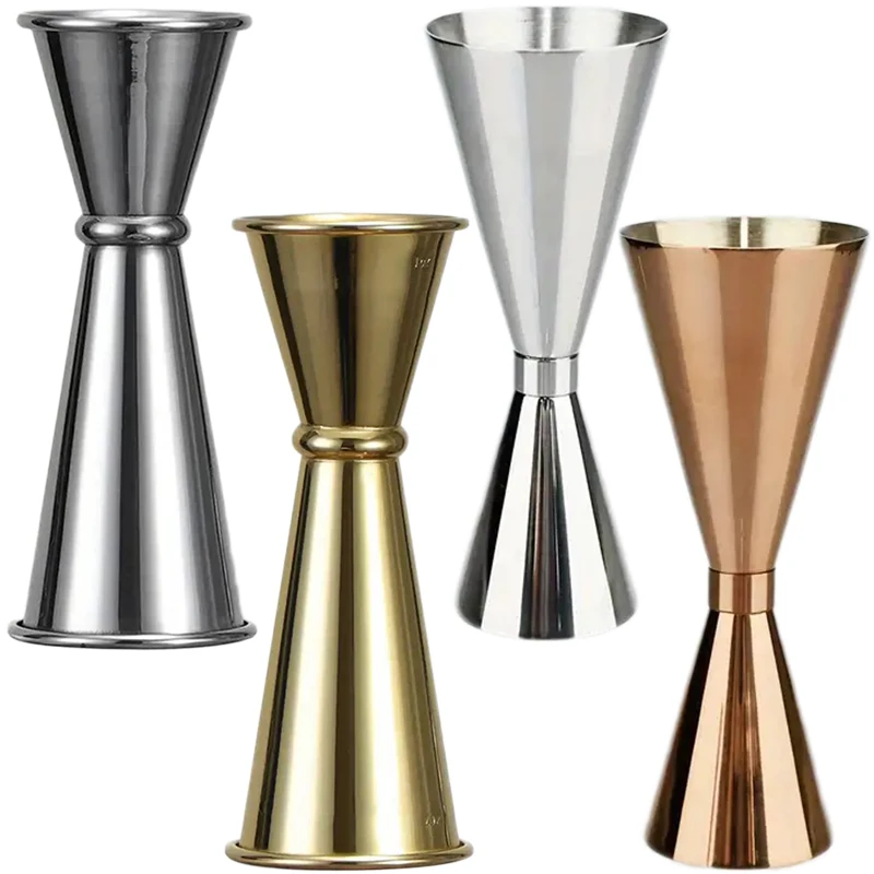 1oz/2oz kokteilový bar z nehrdzavejúcej ocele Jigger Double Spirit Measuing Cup pre domáce party klubové doplnky Barware Tools Home