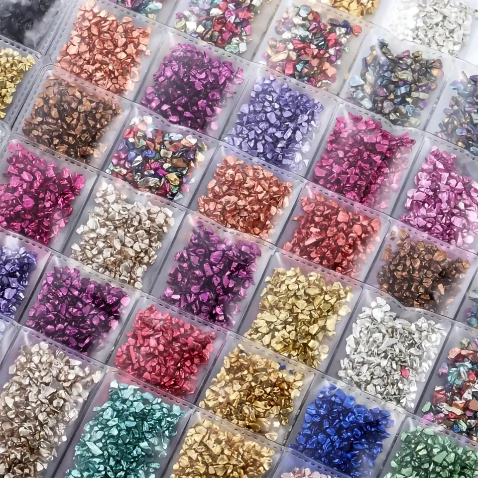 1pack drvené sklenené kamene živice výplne Crystal UV Epoxy plnivo DIY remeslá umelecké dekorácie ručne vyrábané šperky plesne
