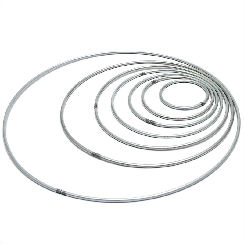 1pack/veľa veľkého snov Catcher Circle Ring Craft 40-400 mm kovové prstene pre vysnívané chytače obruče visiace DIY Konektory Príslušenstvo