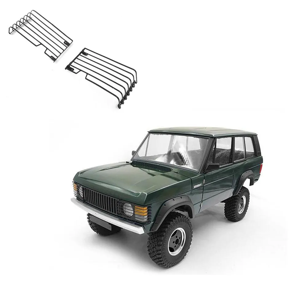 1Pair 1/10 kovové predné svetlo strážca pre Range Rover Classic Body RC Parts Access Doplnky