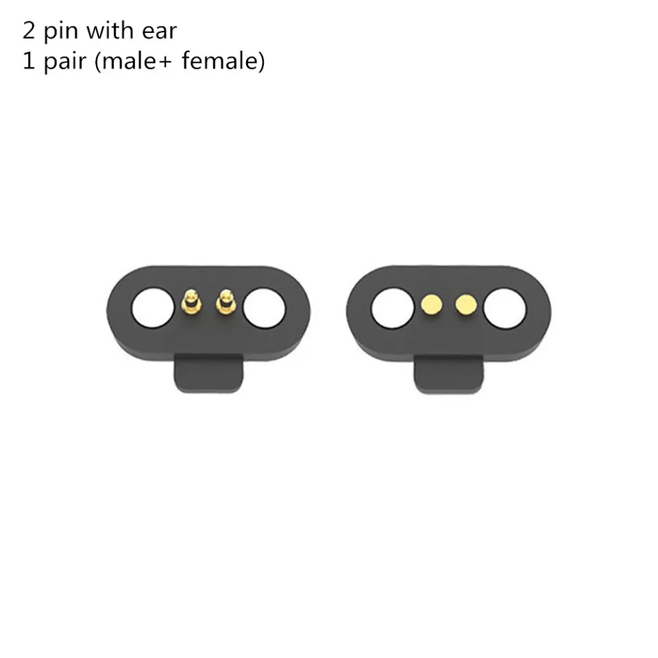 1Pair 1a 2p 3p 4p 5p pogopin samec / konektor nepremokavý magnetický pogo konektor PIN 2,5 mm pružina naložená jednosmerná zásuvka