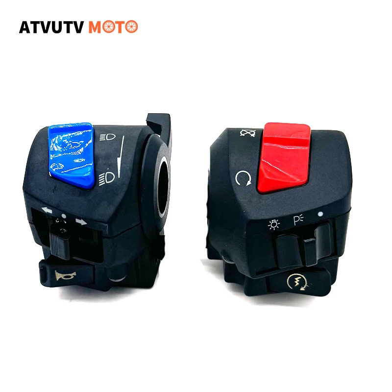 1Pair 22 mm spínač riadkovodov pre motocykle s prepínačmi Signal Signal Signal Signal Signlight