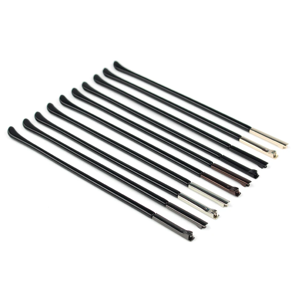 1Pair 3,8 mm šírka okuliarov Spring Kovové kovové okuliare Flex Flex s dlhým špičkovým okuliarom na opravu dielu príslušenstvo 3029