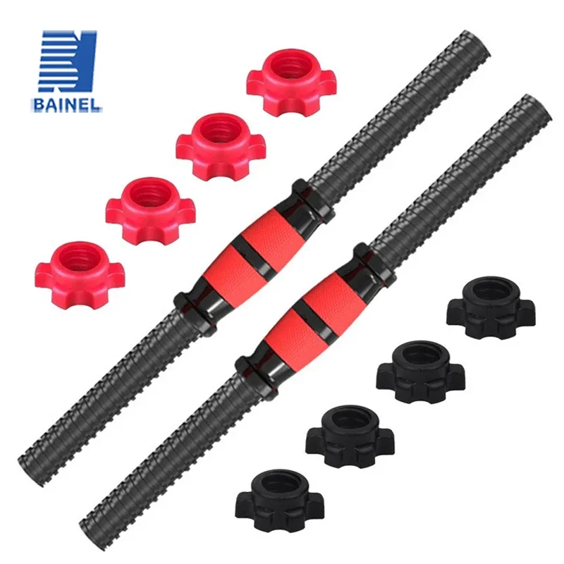 1pair 35 cm činka barbell bary činky Jacka Sonkovacia oceľová trubica s nekĺzavým uchopením štandardne s goliermi spinlock