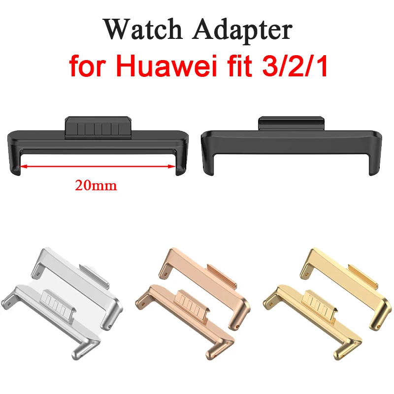 1Pair Adapter pre Huawei Watch Fit 3 Watch Connector pre Huawei Fit 2 Racelet Strap Racelet pre Huawei Fit 20mm