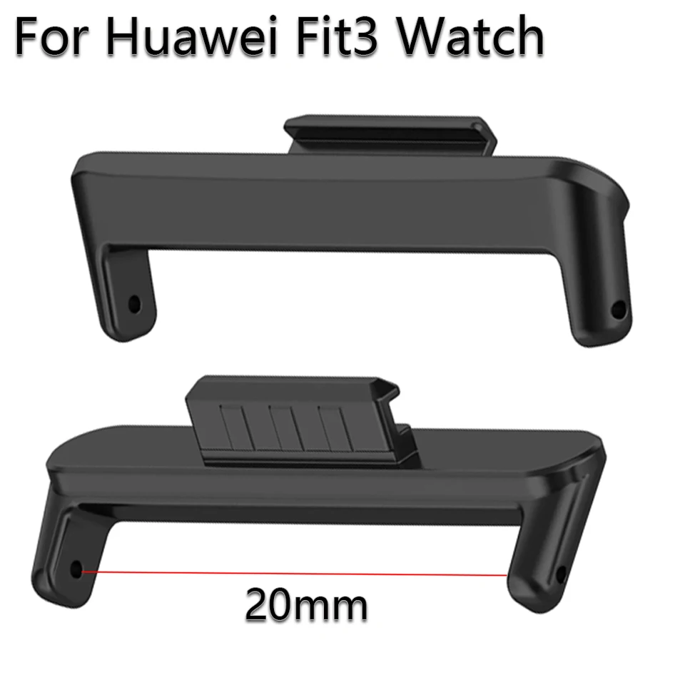1Pair Adapter pre Huawei Watch Fit 3 WatchBand Strap Connector Náramok z nehrdzavejúcej ocele Fit3 20 mm