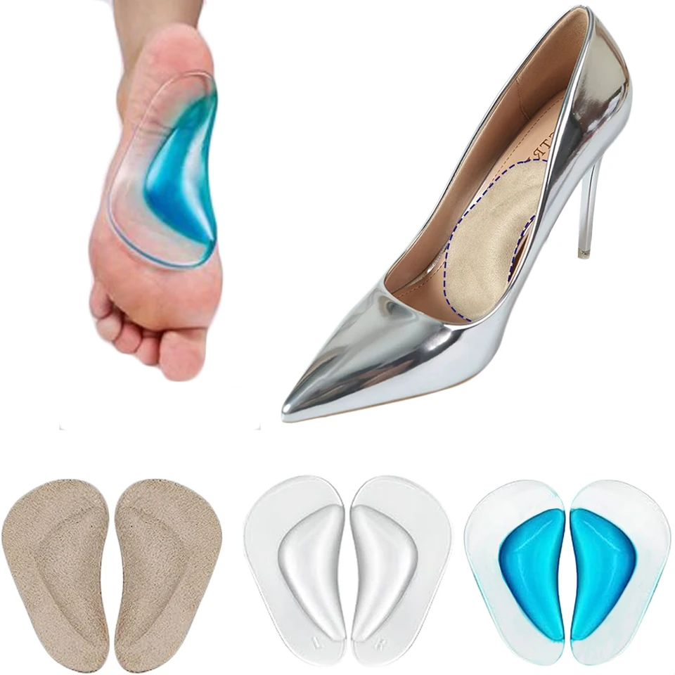 1Pair Arch Orthotic Ortotic Support Silikónové vložky pre nohy