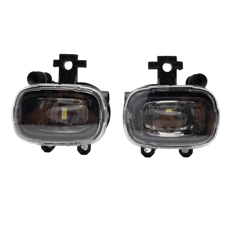 1Pair Car objektív LED hmlové svetlá zostavy pre Nissan X-Trail Rogue Juke Kicks 2021-2023 Front Daytime Running White Light