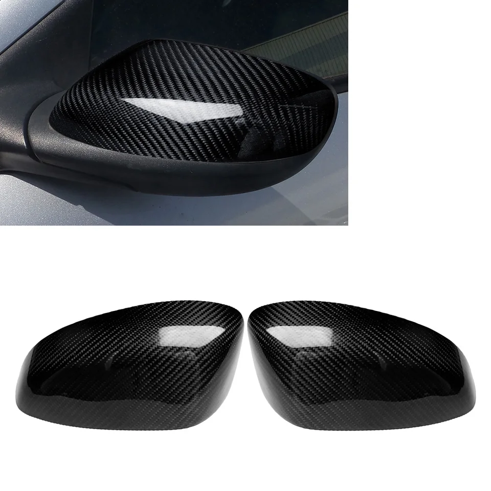 1Pair car spätné zadné dvere zrkadlové krytstvo bočné zrkadlo Ochranné čiapky Apharné vlákno Príslušenstvo pre Mazda RX8 2003-2012