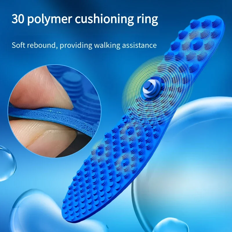 1Pair Comfort Shock Toppping topánky Zložka na stlačenie na nohách pre nohy Men Dámske topánky Sole Mäkké masážne vankúšiky