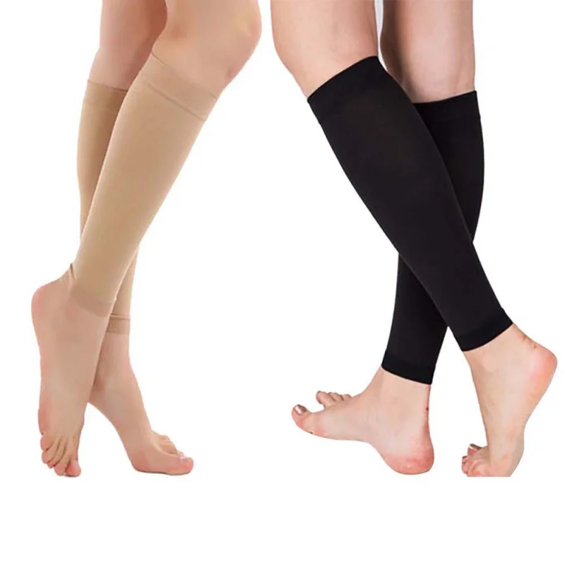 1pair kŕče žily skladovanie Elastické ponožky Podporujte nohy holenné ponožky únava úľavu