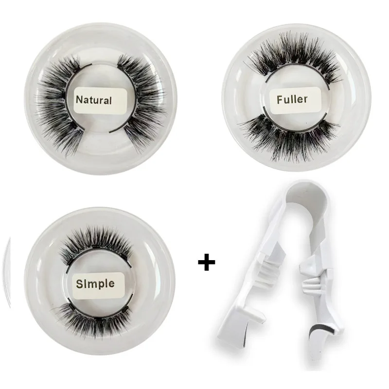 1Pair magnetické mihalnice ručne vyrobené 3D prírodné magnetické falošné mihalnice opakovane použiteľné magnetické mihalnice pinzety súprava