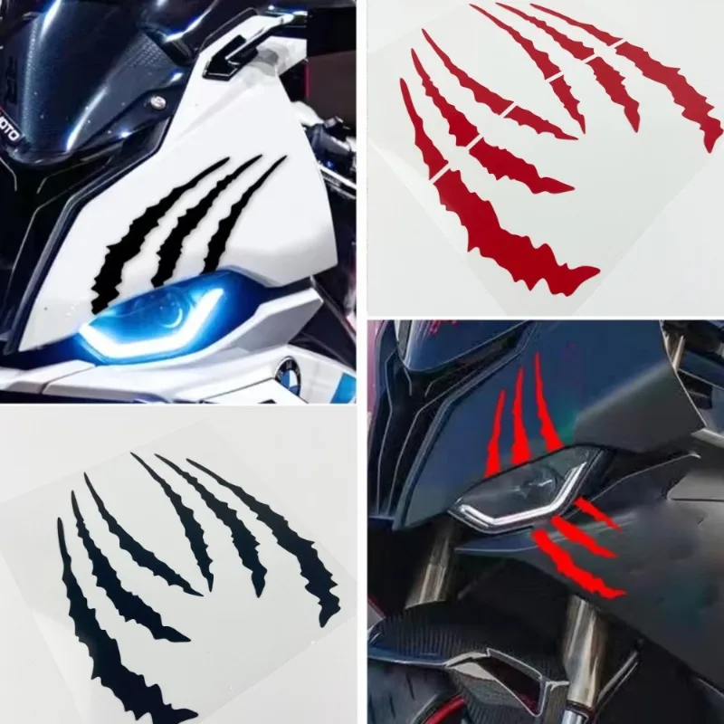 1Pair monštrum pazúry škrabancami motocyklov DIY motocyklové palivové palivové nádrže Highlight Helma Body vodotesné opaľovacie krém
