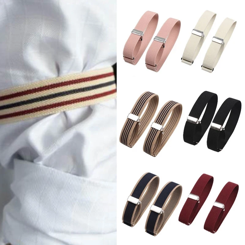 1pair módne nastaviteľné elastické rukávové košele držiak na rukávové rukávy Držiteľ Men Manželky pre večierky