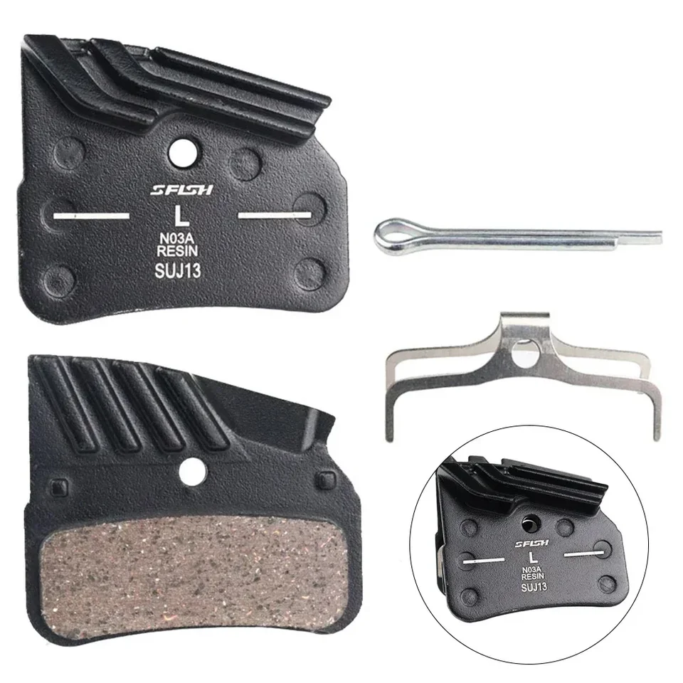 1Pair N03A Brzdové brzdové vankúšiky 4-piestové brzdové vankúšiky pre Shimano M9120/M8120/M7120 MTB Príslušenstvo na bicykli