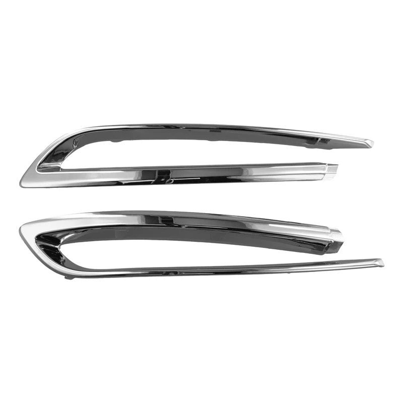 1Pair Ochranta zadného nárazníka Chrome Tink pre BMW F10 528I 535I 2014-2016 51127341675 51127341676
