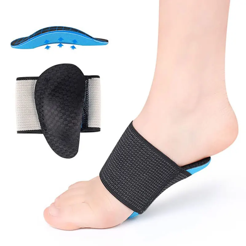 1Pair plochý nohy Ortopedické vložky Arch Support Plantar Fasciititída na päte bolesť pomoci s nôh, výrobky na starostlivosť o zdravie nôh