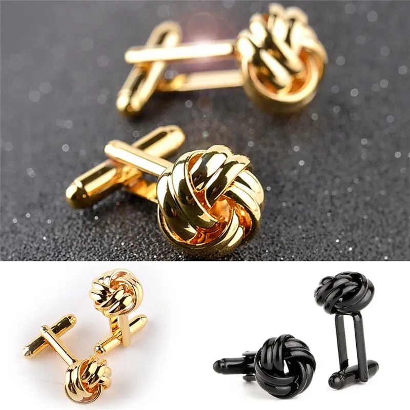 1Pair Pánska z nehrdzavejúcej ocele vintage tón laserový twist manžeta Links Svadobné darčeky manžety