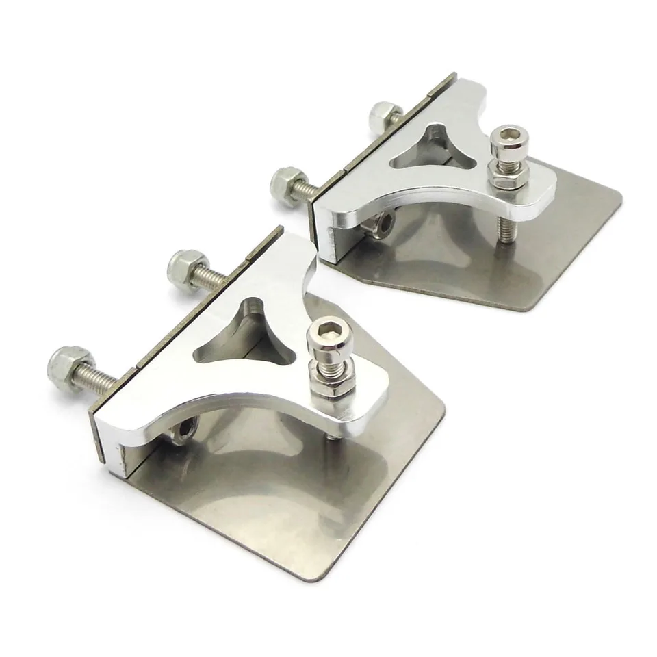 1Pair RC Trip Tabs Tabs Balans Plate 38 mm*32 mm orezanie chlopní pre 60 cm-75 cm RC Speed ​​Speed ​​Mono Vee Oval Boat Model Model