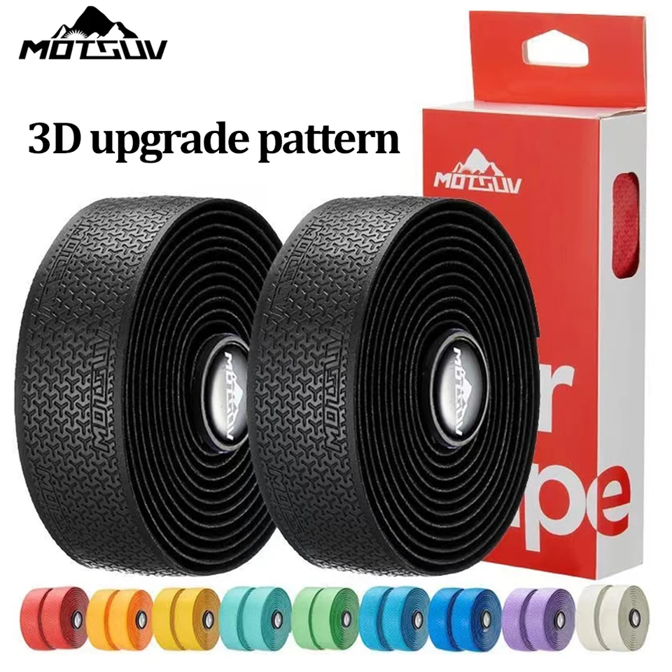 1Pair Road Bike Runchar Tape Anti Slip silika Gélové riadidlá na rukoväte pásky