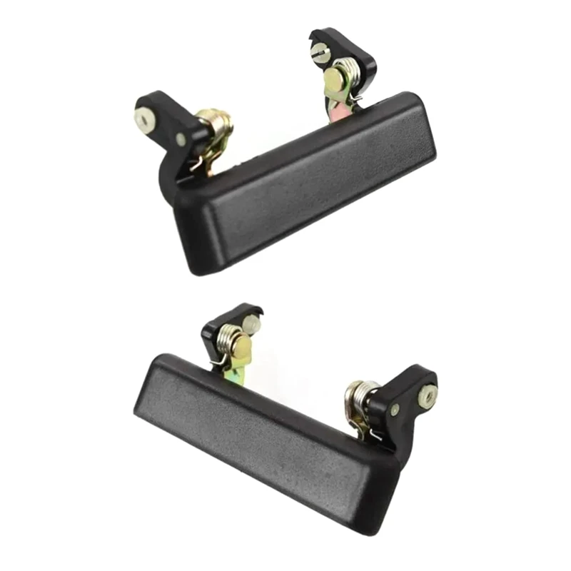 1Pair Set Auto vonkajšie kľučky z vonkajších dverí Čierna ľavá doprava pre Suzuki Samurai 1986-1995 8281083000, 8282083000