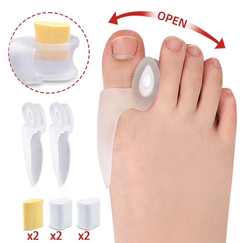 1Pair Silikone Gel Corrector Palca