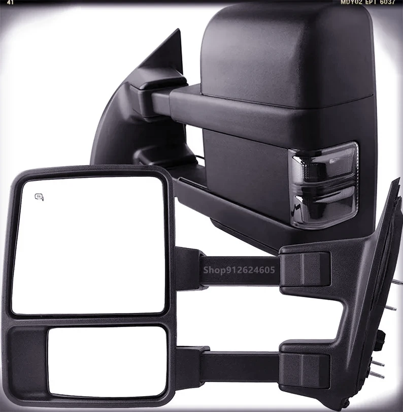 1pair tletových bočných zrkadiel pre 08-16 Ford F250 / F350 / F450 / f550