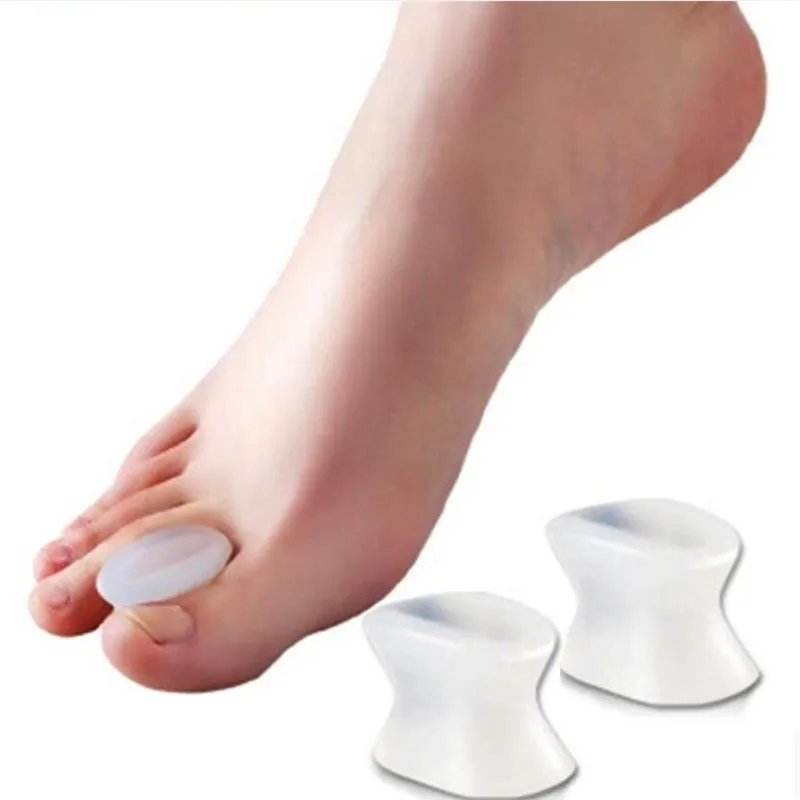 1Pair Toe Separators Spacer Powerer Aderence palce prsta veľké nohy Zariadenie Pad Path Toe Patchs palca valgus korektor reliéfny nohu
