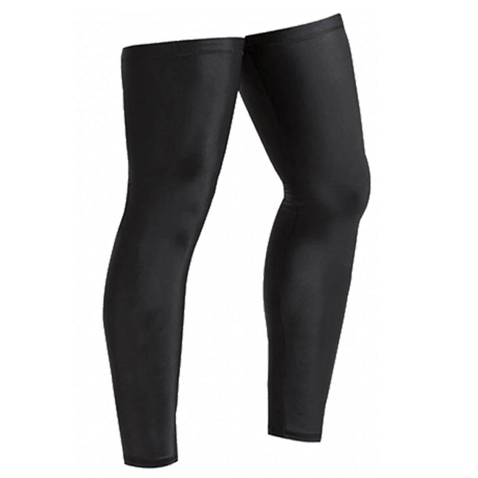 1Pair UV nohy rukávy potu Absorpcia potu Cvičenie Fitness Cover na nohy Čierny bežecká ochrana UV Ohrievače nohy Ohrievače mäkkých cyklistických zariadení