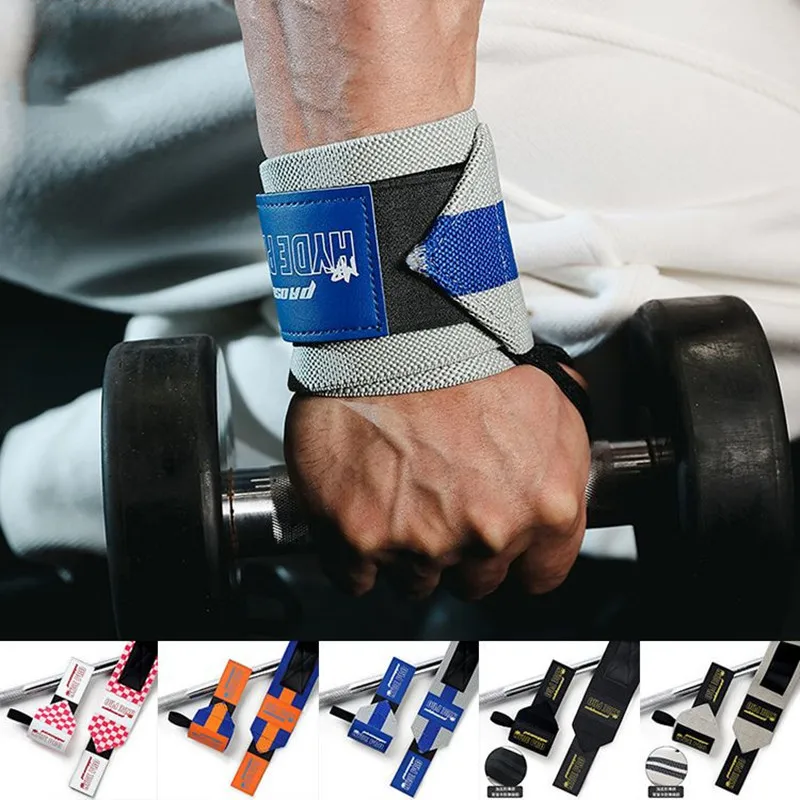 1Pair WeightLifting Tlak Wrist Matelové podpory ortézy pre powerlifting Cross Cross Training Kulturista Bodset Bracers Bracers