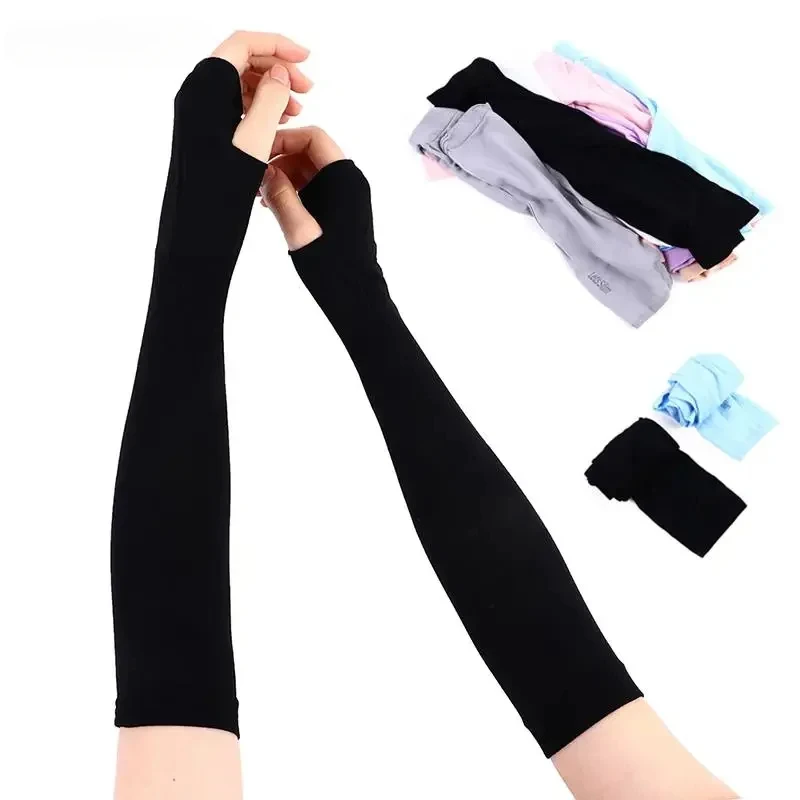 1Pair ľadovodný rukáv s opaľovacím krémom rukávy proti rukávo