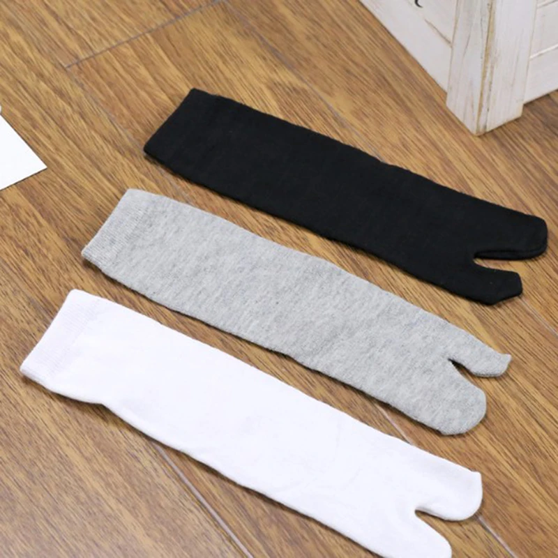 1Pairský japonský dvoma ponožky na nohách Kimono Flip Flop vlákna ponožky Ponožky ponožky Pánske a dámske tabi ponožky rozdelené ponožky